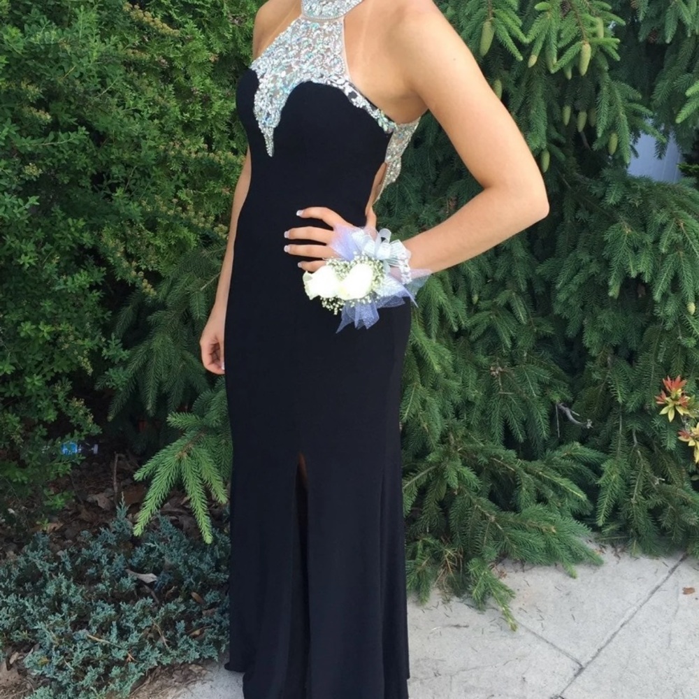 Blush prom dress size 2